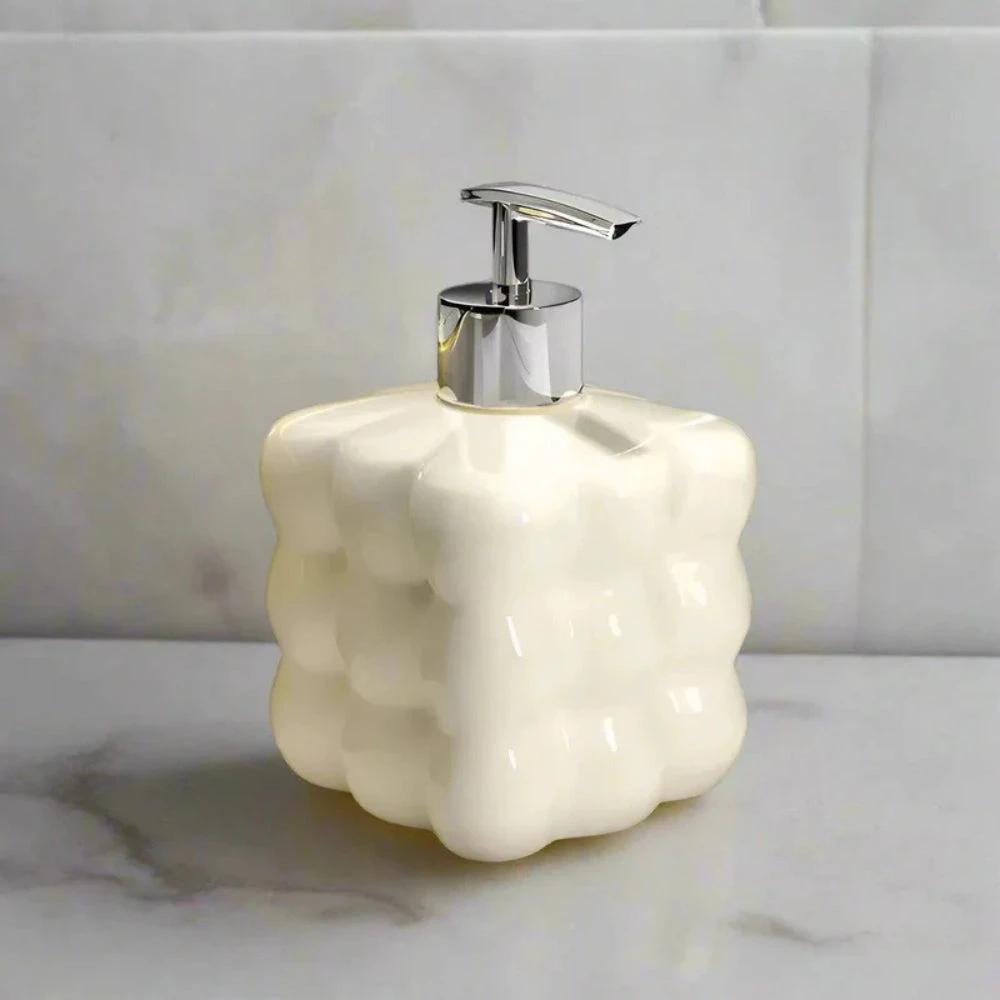 Puff Bubble Ceramic Soap Dispenser by Casa & Beyond