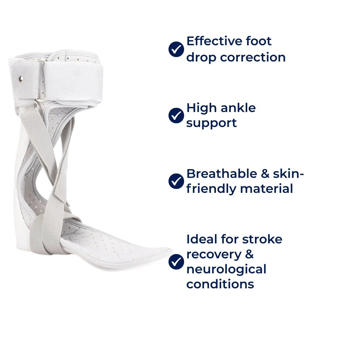 Adjustable & Lightweight – AFO Walking Aid for Stability & Mobility – Stroke Recovery Bowlift by Bowlift