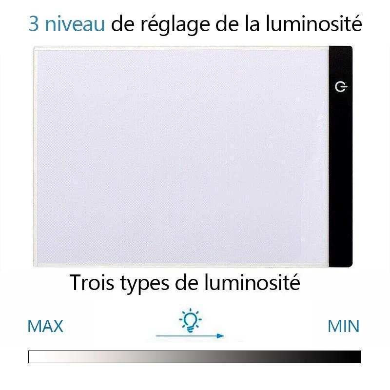 Drawing board with LED light by Bowlift