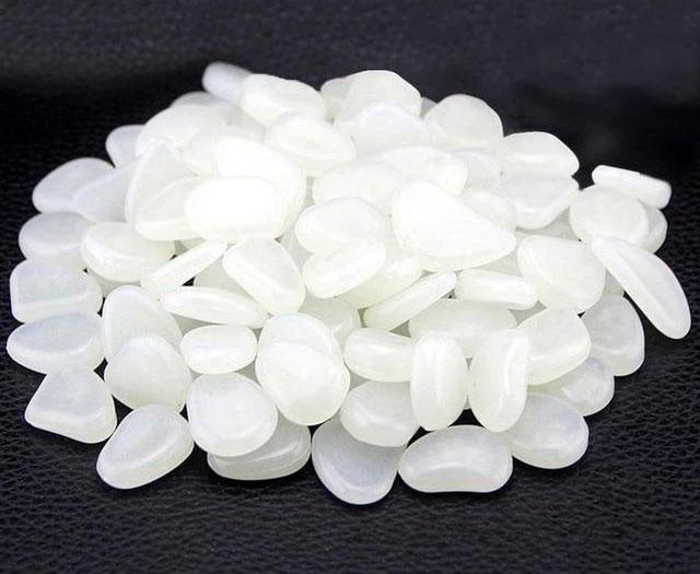Gleam - Glow-in-the-Dark Garden Pebbles by Bowlift