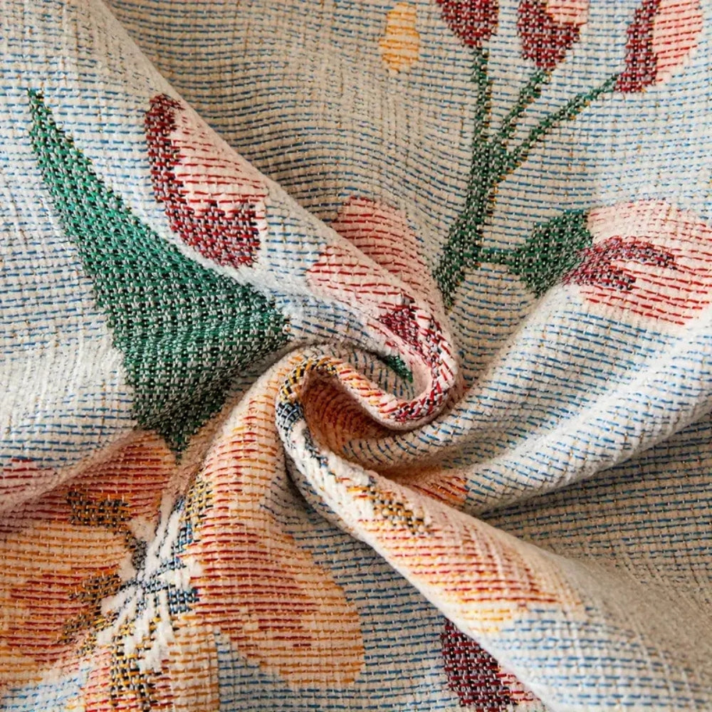 Amara Floral Reversible Sofa Cover by Casa & Beyond