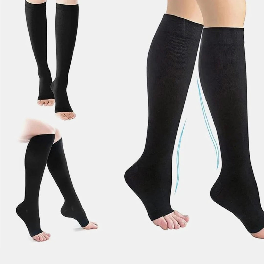 CircuFlex Orthopedic Comfort Compression Stockings | for Improved Blood Circulation - Pain Relief - Reduced Swelling - Varicose Vein Management Bowlift by Bowlift