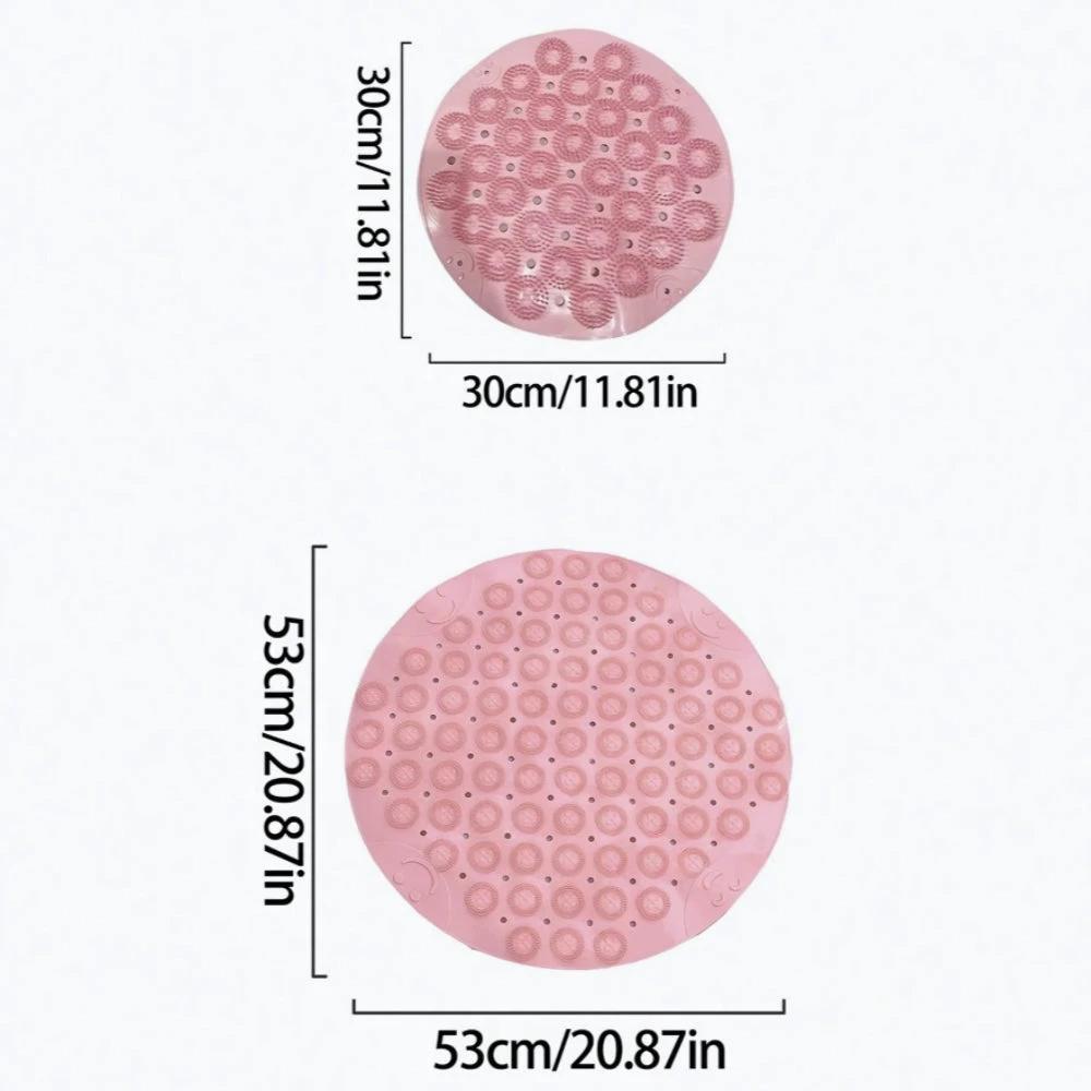 Safe Shower Round Non-Slip Mat by Casa & Beyond
