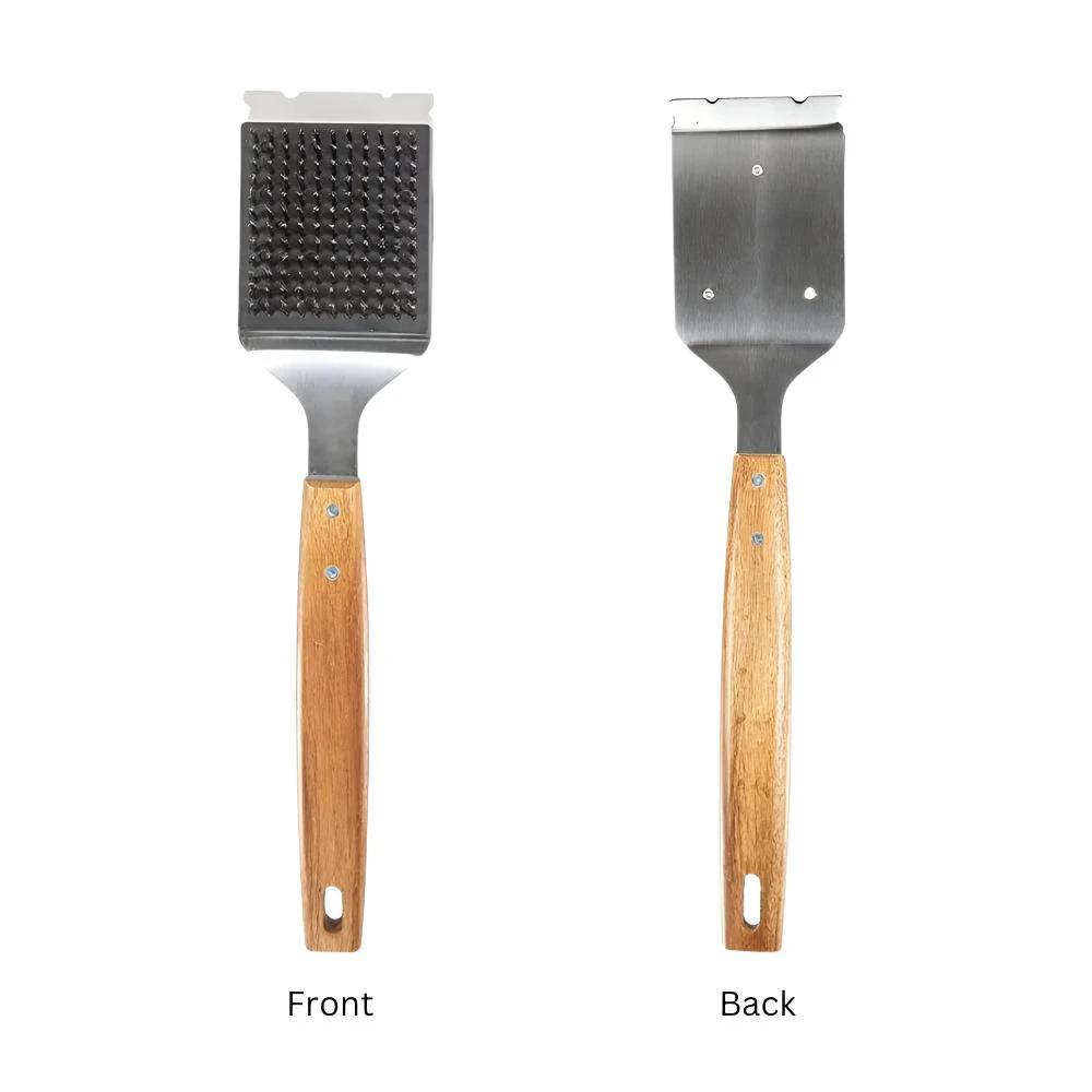 Stainless Grill Brush and Scraper by Casa & Beyond