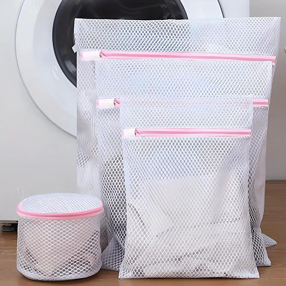 Zipped Mesh Laundry Cubes by Casa & Beyond