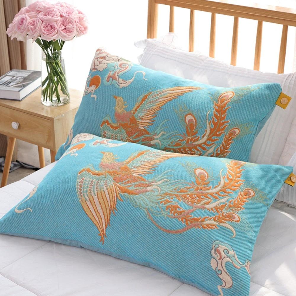 Ornate Heritage Cotton Pillowcase Set by Casa & Beyond