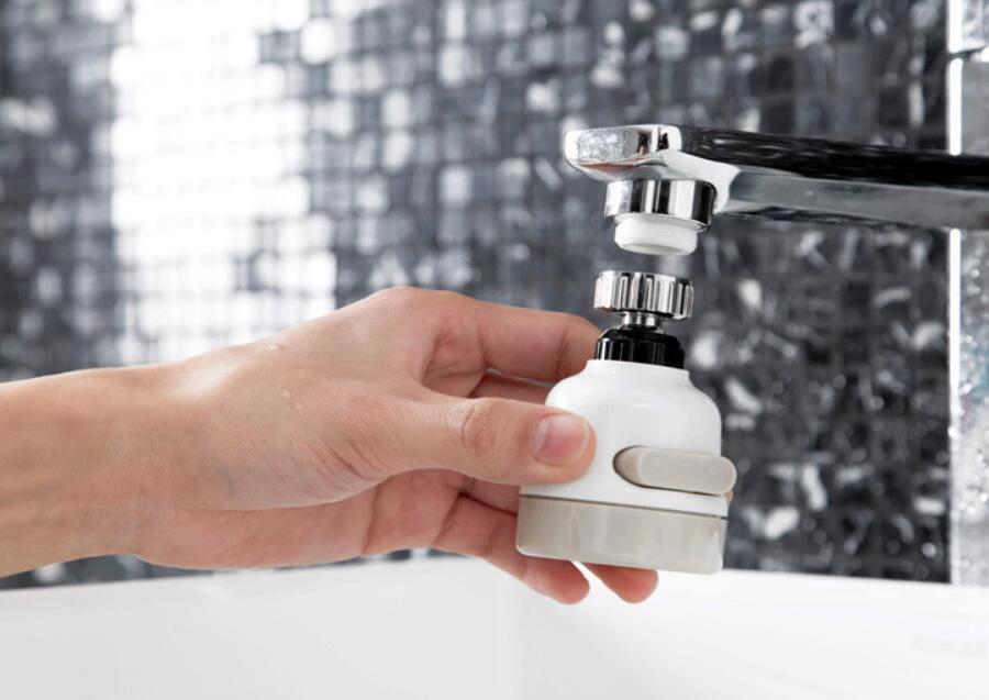 Noz - Kitchen Faucet 360 Degree Water Saving Head by Bowlift