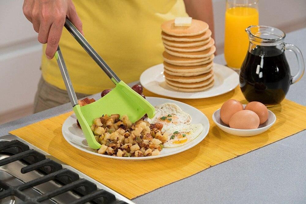 Spato - 2 in 1 Non-Stick Spatula-Tongs by Bowlift