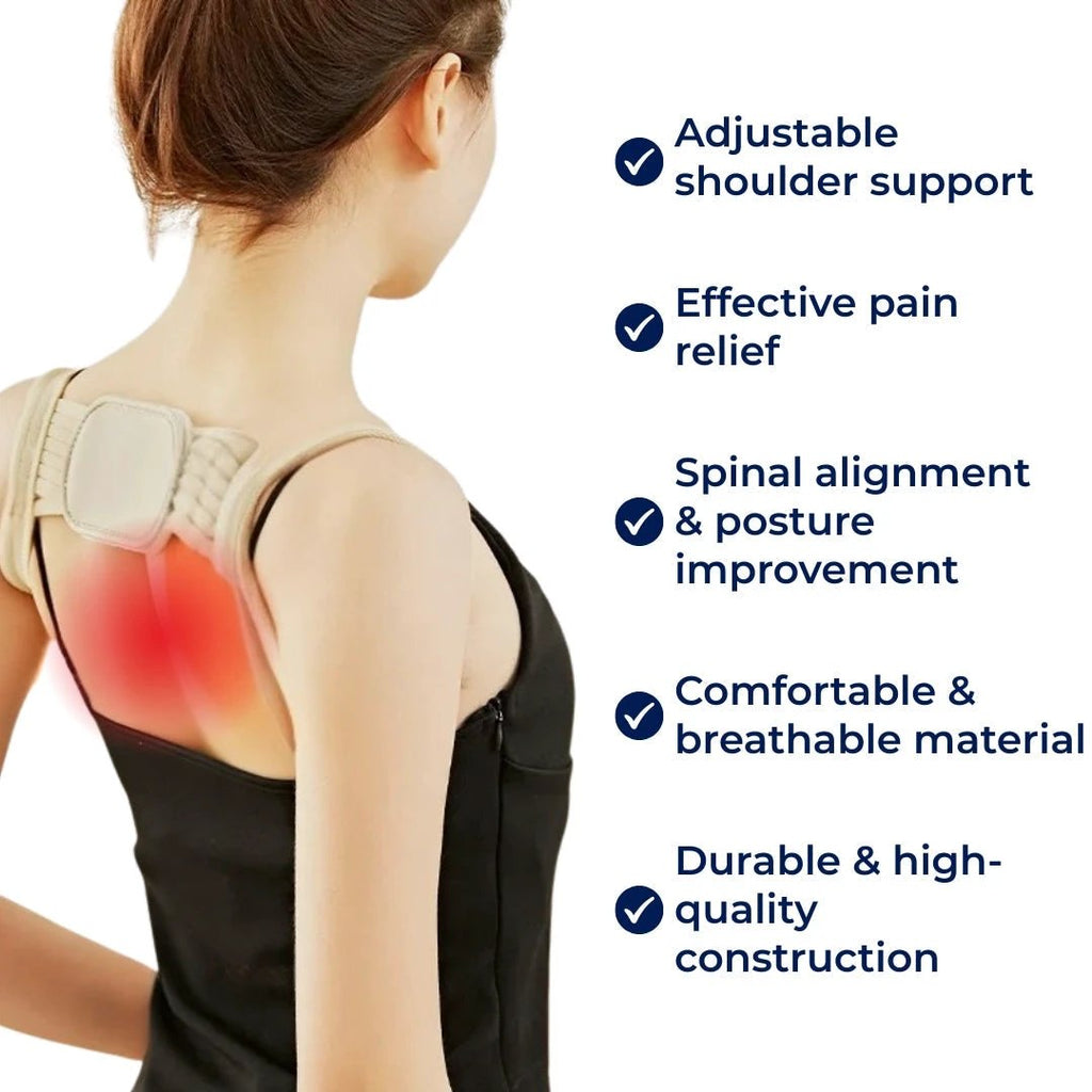 Adjustable Shoulder Support – Pain Relief – Spine Alignment – Back Support Bowlift by Bowlift