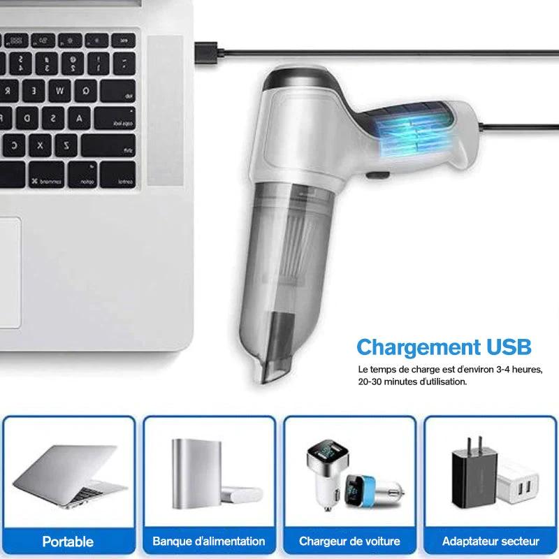 Mini cordless handheld vacuum cleaner by Bowlift