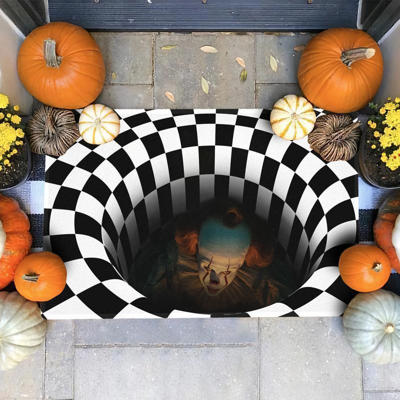 (Halloween Promotion) Clown Trap Visibility Rug for Halloween by Bowlift
