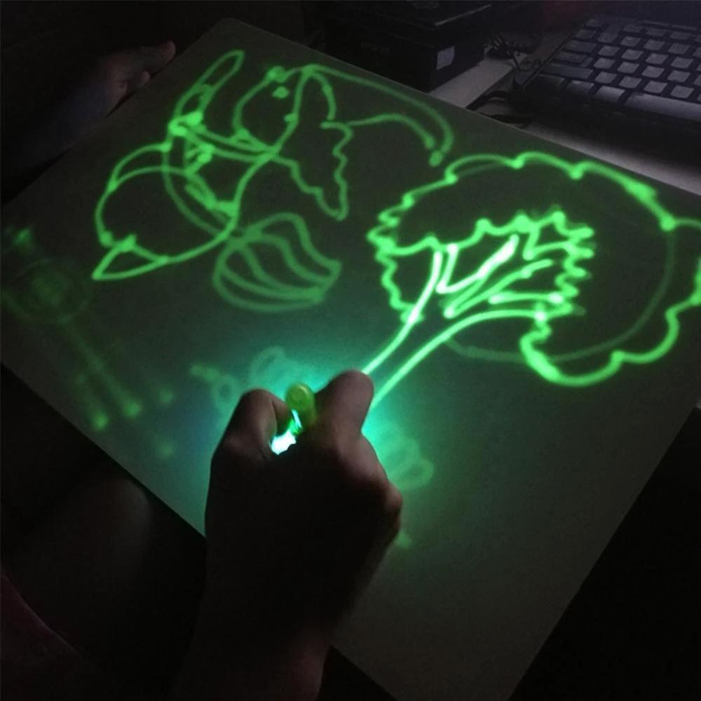 Interesting drawing tablet with light in the dark by Bowlift