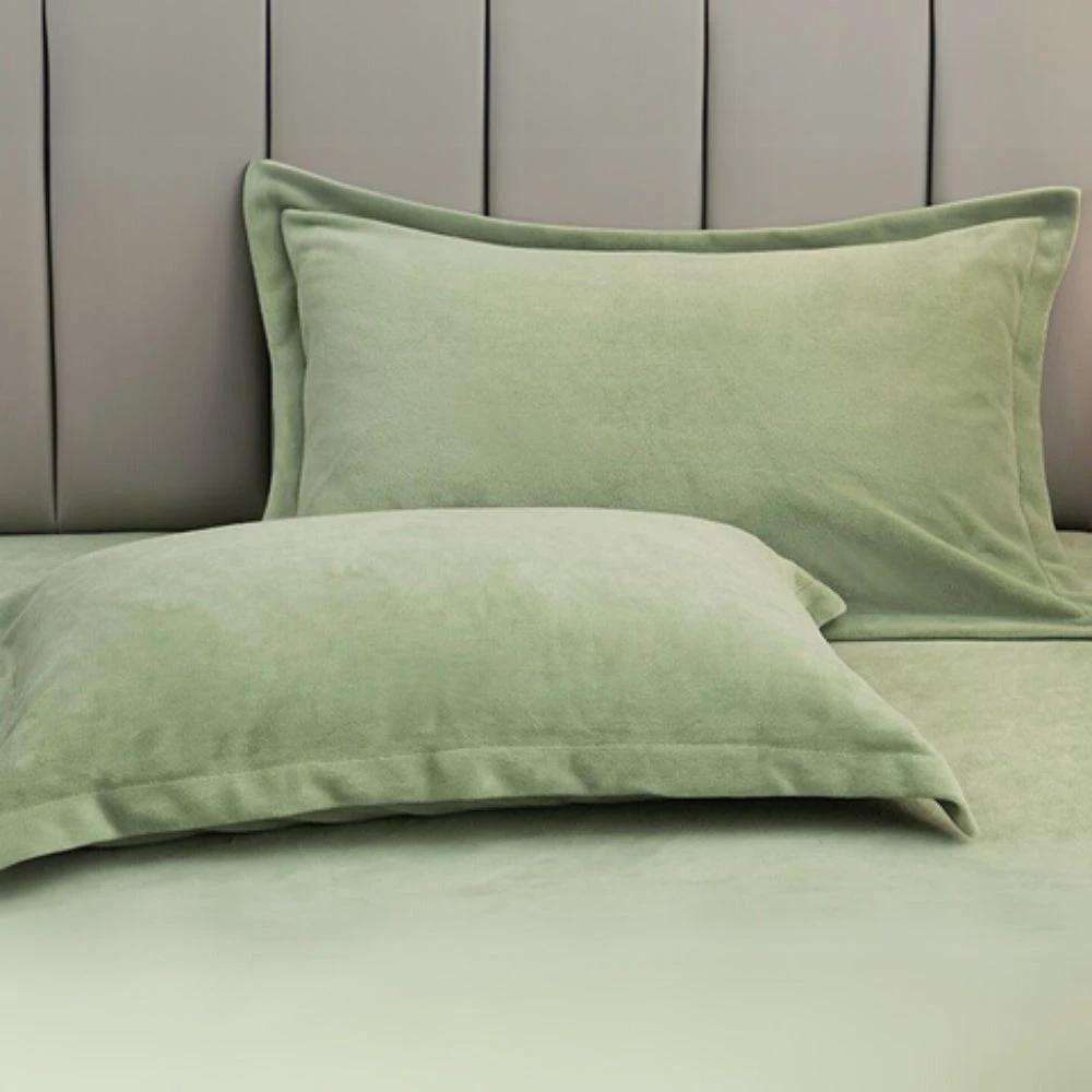 Fleece Comfort Pillow Covers by Casa & Beyond