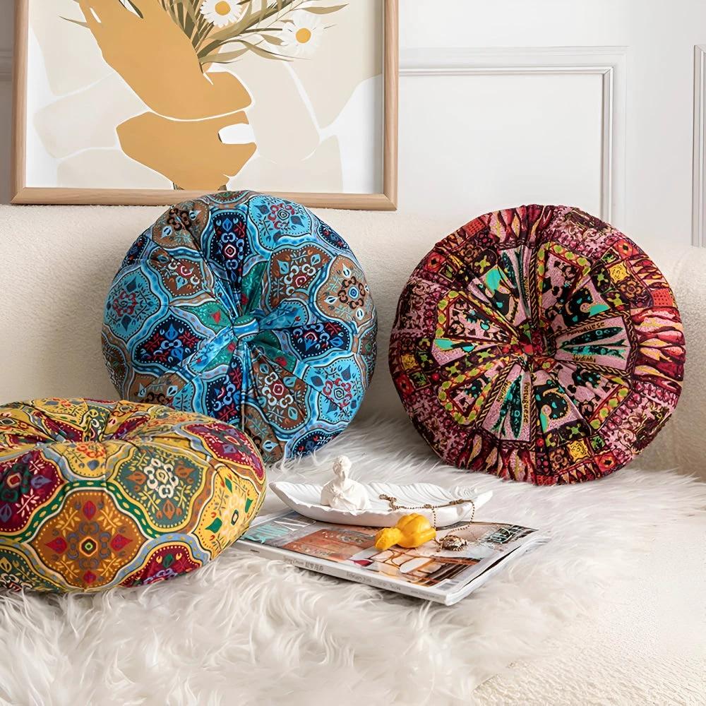 Boho Round Seat Cushion by Casa & Beyond
