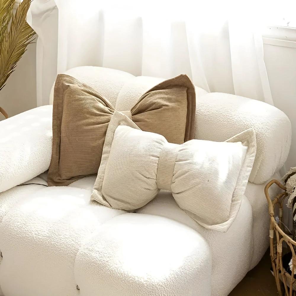 Bowknot Decorative Cushion Pillow by Casa & Beyond