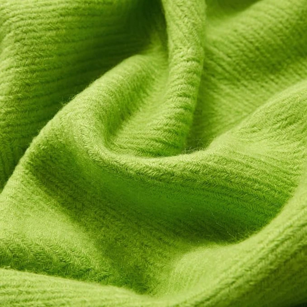 Chunky Knit Tassel Blanket by Casa & Beyond