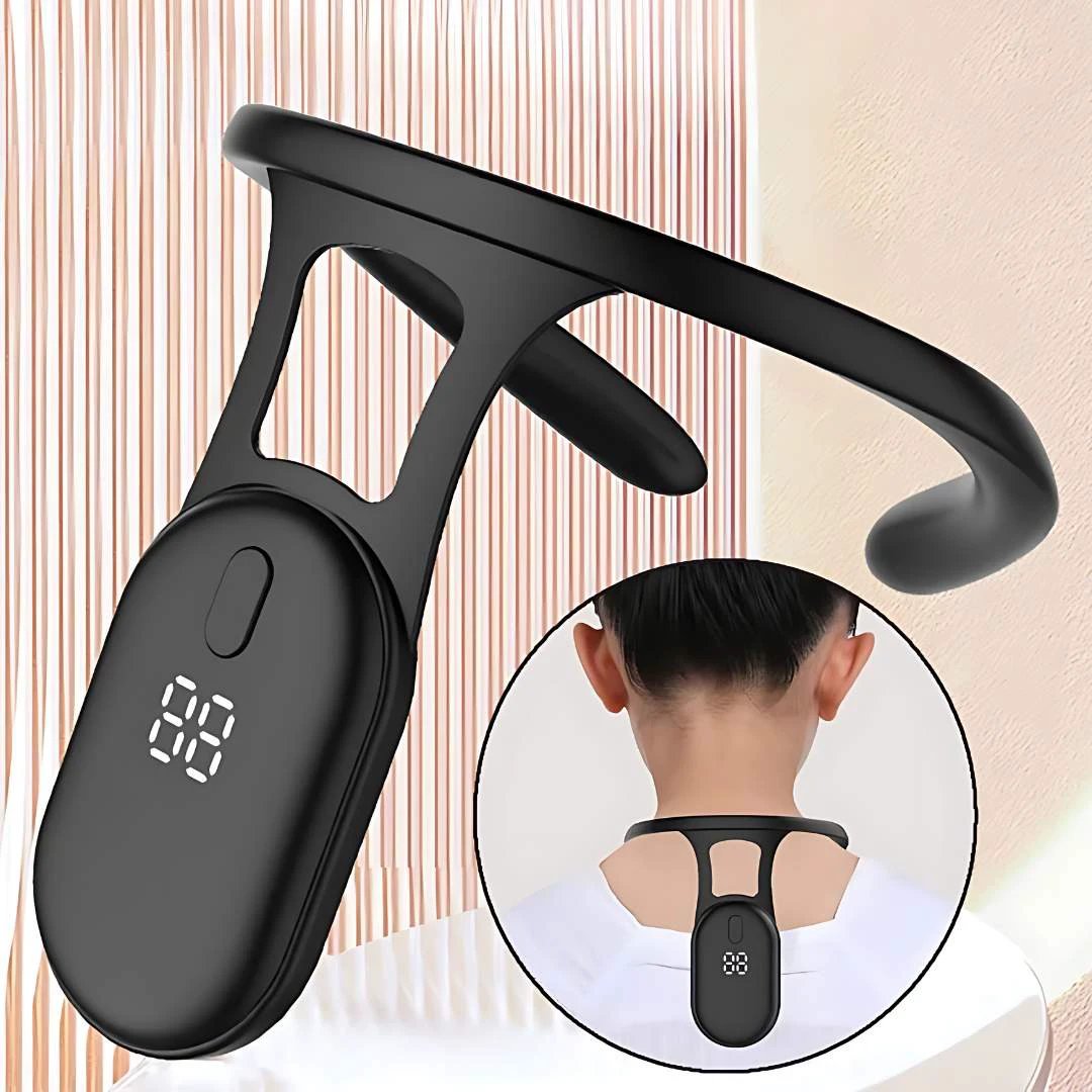 PosturePlus Neck and Back Posture Corrector | Real-Time Feedback - Neck Support and Spine Alignment Bowlift by Bowlift