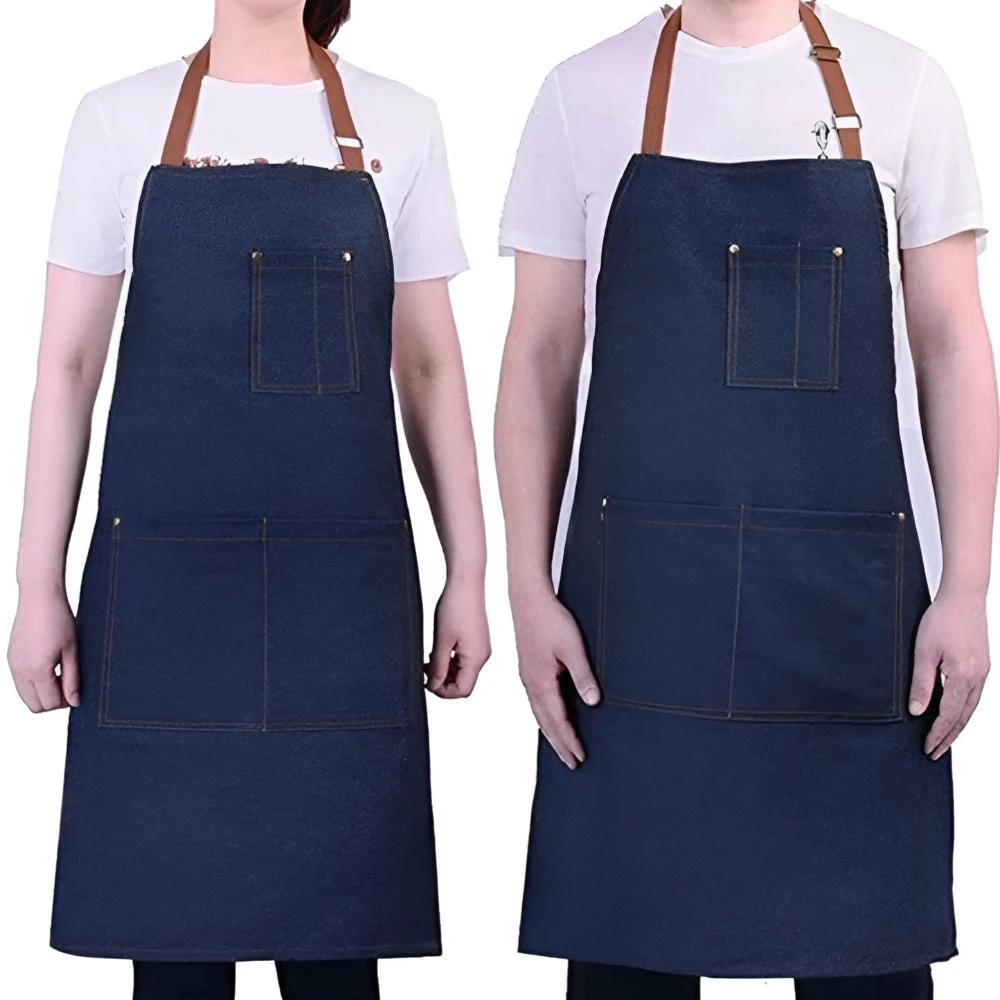 Adjustable Denim Apron by Casa & Beyond