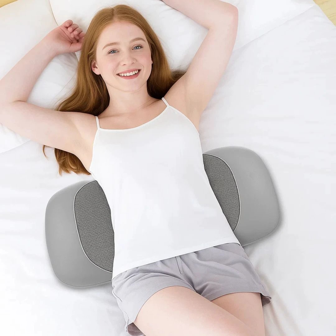 SpineEase | Lumbar Support Memory Foam Pillow – Back Pain Relief – Breathable Cover – Ergonomic Sleep Aid Bowlift by Bowlift