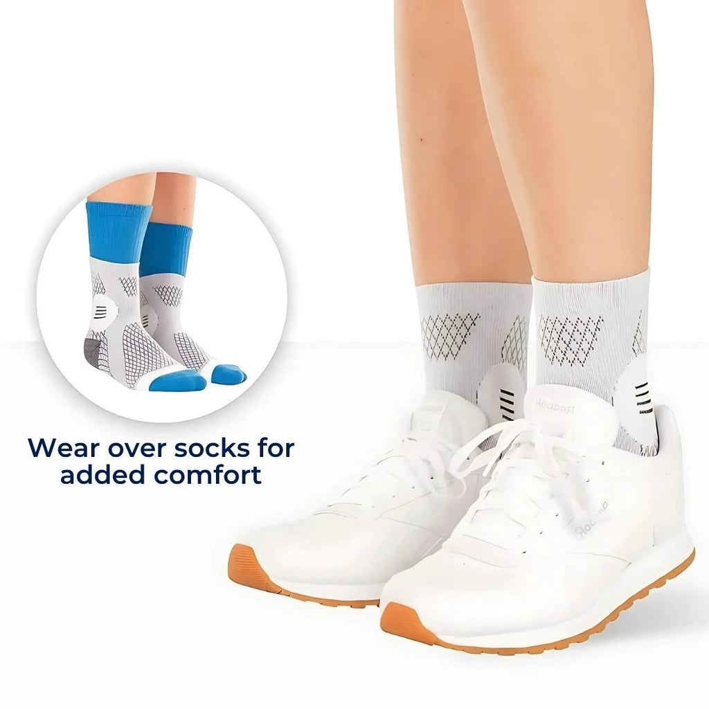 Neurowear | Neuropathy Compression Socks – Graduated 20–31 mmHg – Breathable Toeless Design – All‑Day Relief for Swollen Feet Bowlift by Bowlift