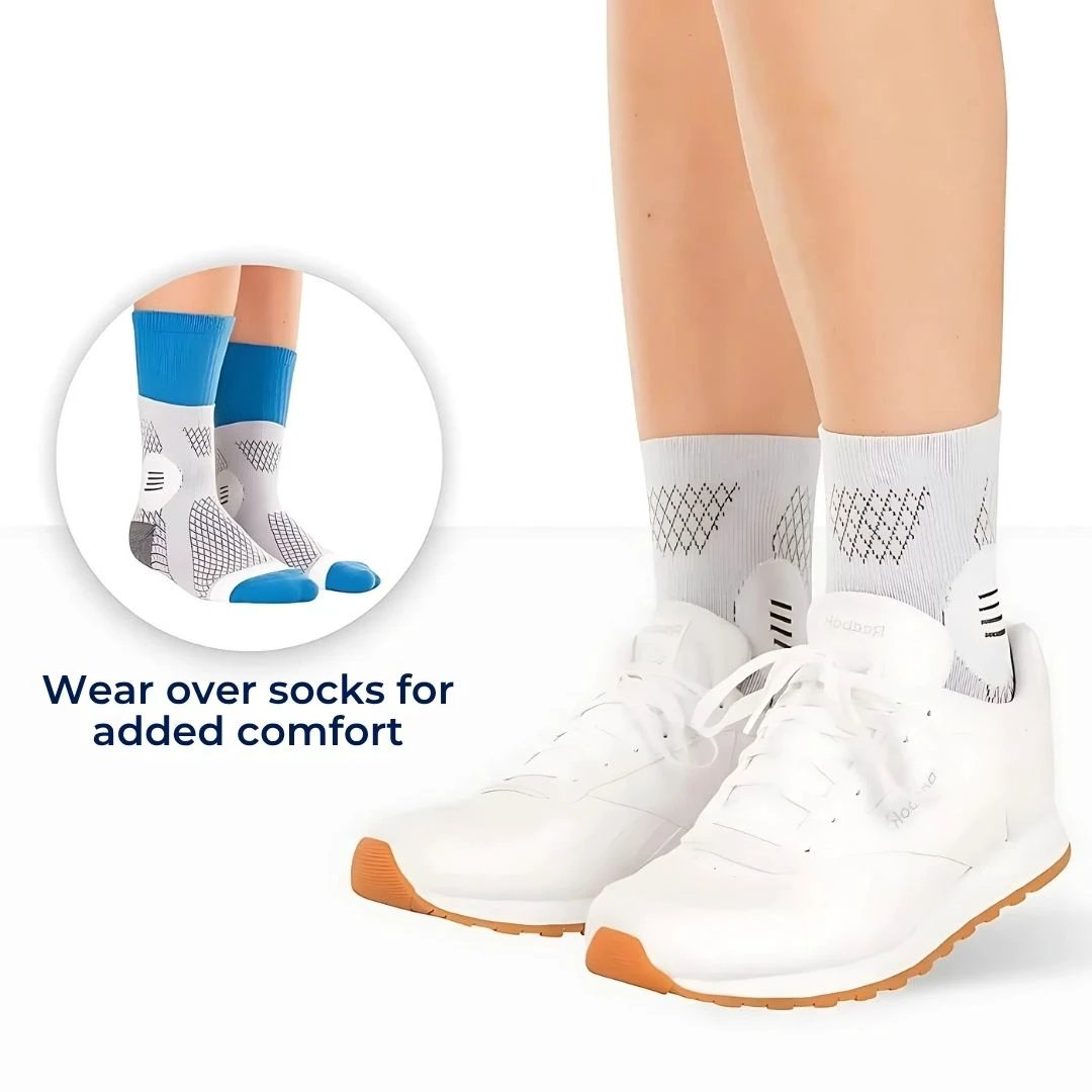 Neurowear | Neuropathy Compression Socks – Graduated 20–31 mmHg – Breathable Toeless Design – All‑Day Relief for Swollen Feet Bowlift by Bowlift