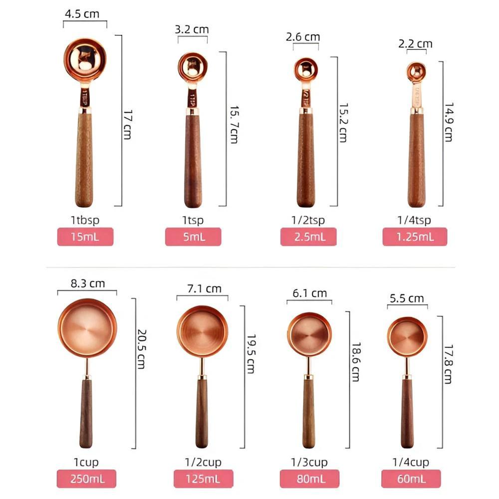 Gleam Copper Measuring Set by Casa & Beyond
