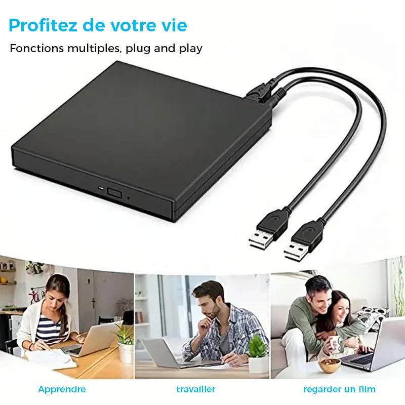 External CD DVD Drive by Bowlift