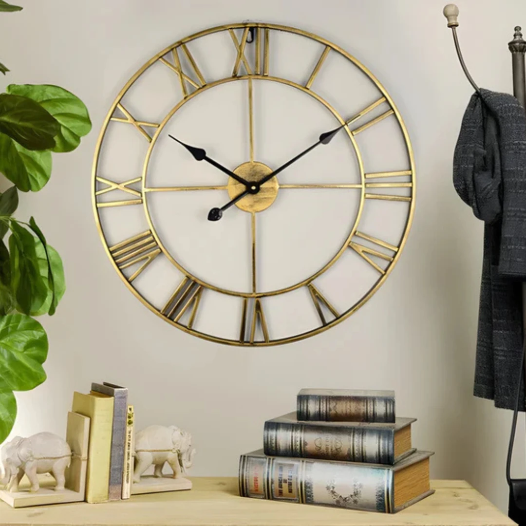 Exclusive Large Wall Clock with a Modern Look Framer by BowLift