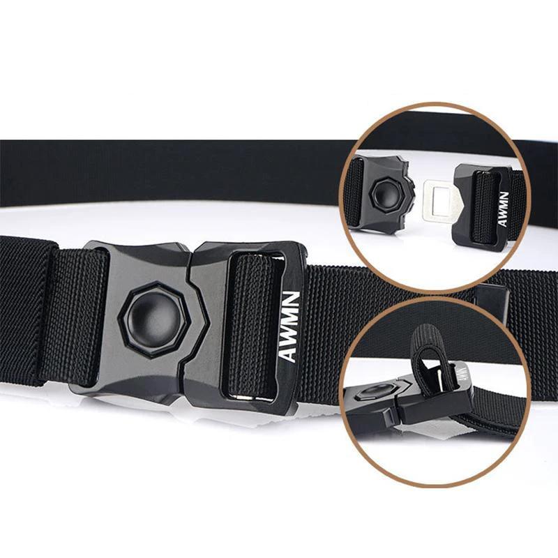 Tactical belt with automatic buckle by Bowlift