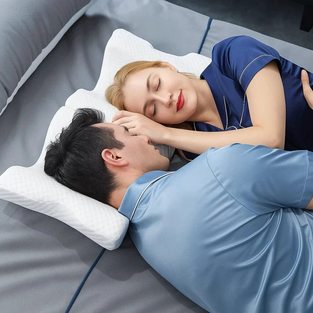 Spine Relief & Posture Alignment – Contour Memory Foam – Pain-Free Deep Sleep Support Bowlift by Bowlift