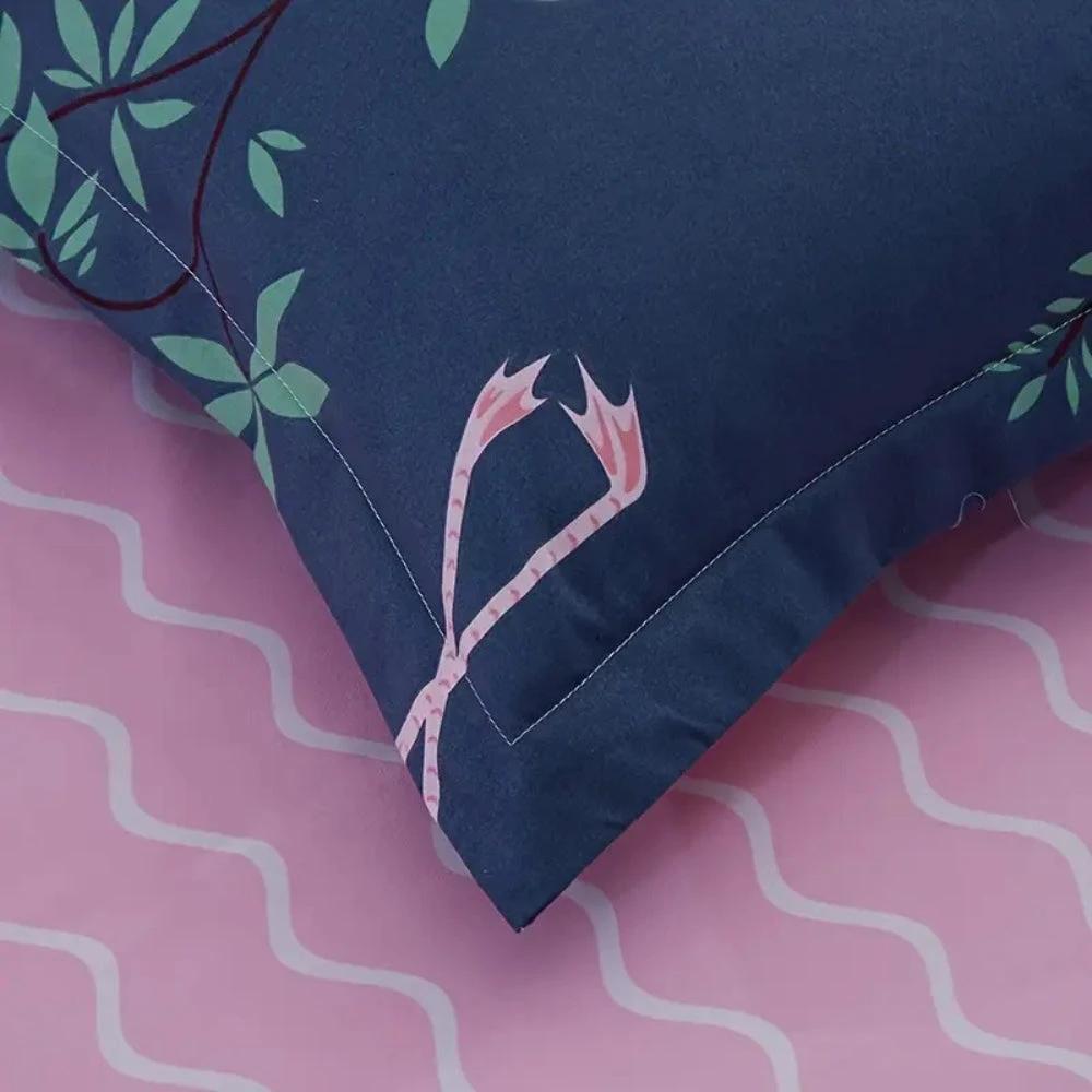 Flamingo Oasis | 3pcs Duvet Cover Set by Casa & Beyond