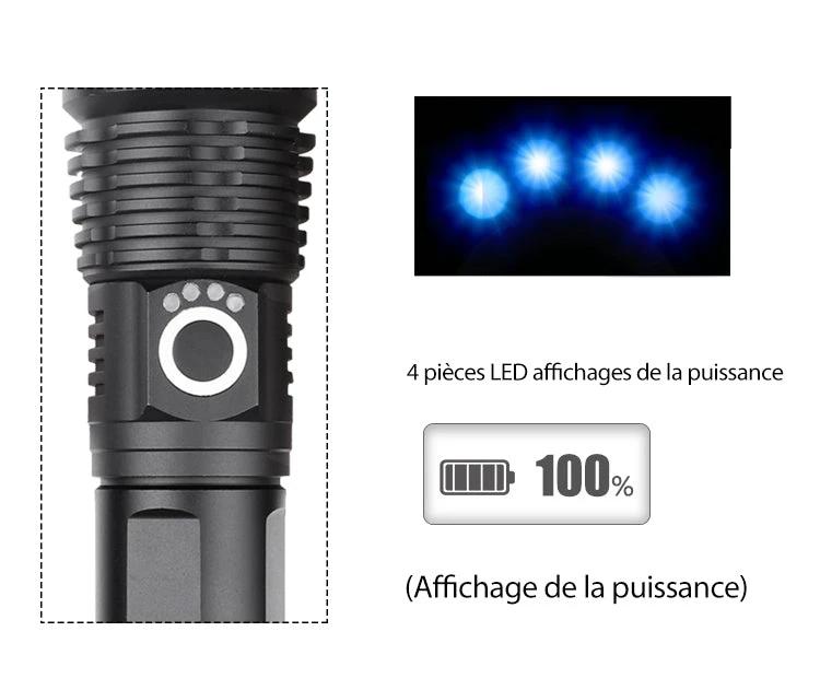 2023 New Year's Sale for a limited time LED flashlight Laser Tactical Rechargeable 90000 Lumens Improved - Buy 2 Get VIP Free Shipping by Bowlift