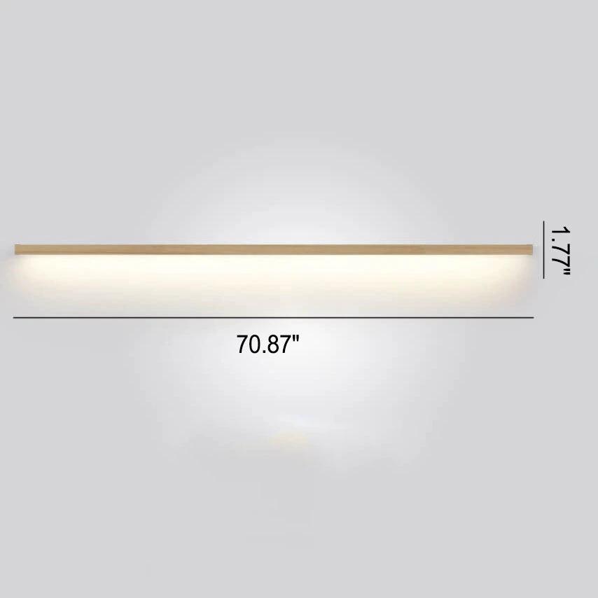 ZenBeam Japanese LED Wall Light | Solid Wood Design | Modern Accent Lighting by BowLift