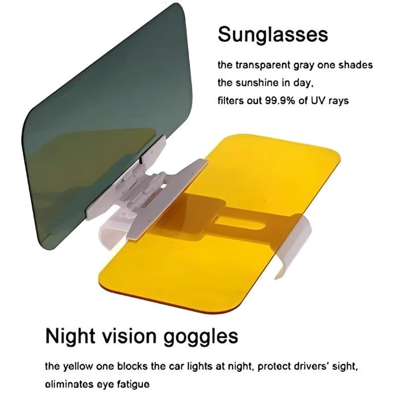 Anti-glare Driving Visor Extension Day and Night by BowLift