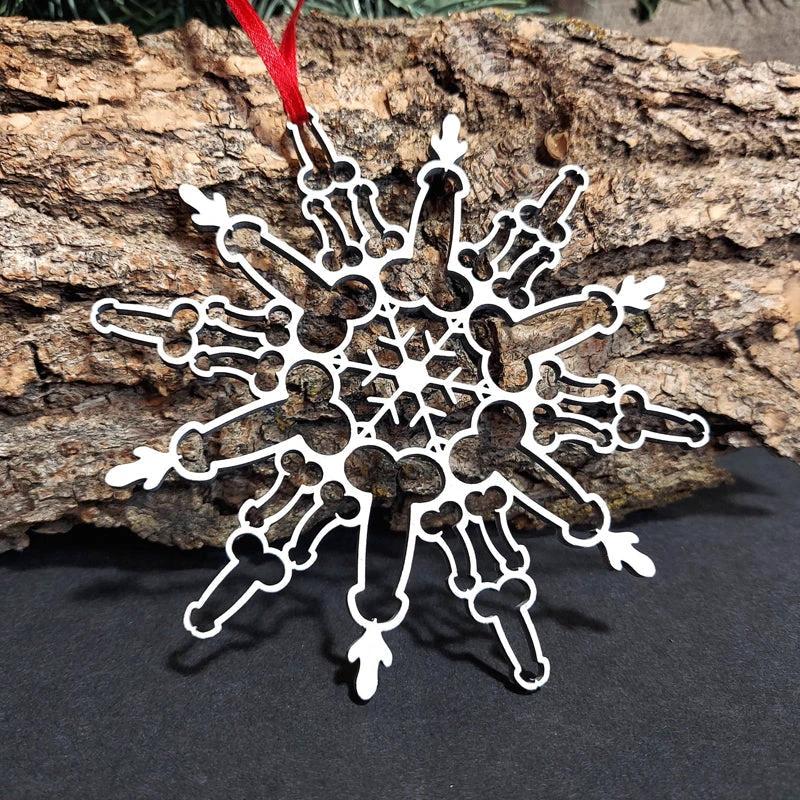 Funnier Snowflake Pendant by Bowlift