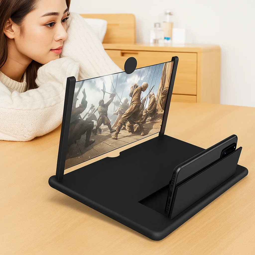 Eye-Protection HD Fresnel Lens – Foldable Portable Design – Bigger Screen Comfort Anywhere Bowlift by Bowlift