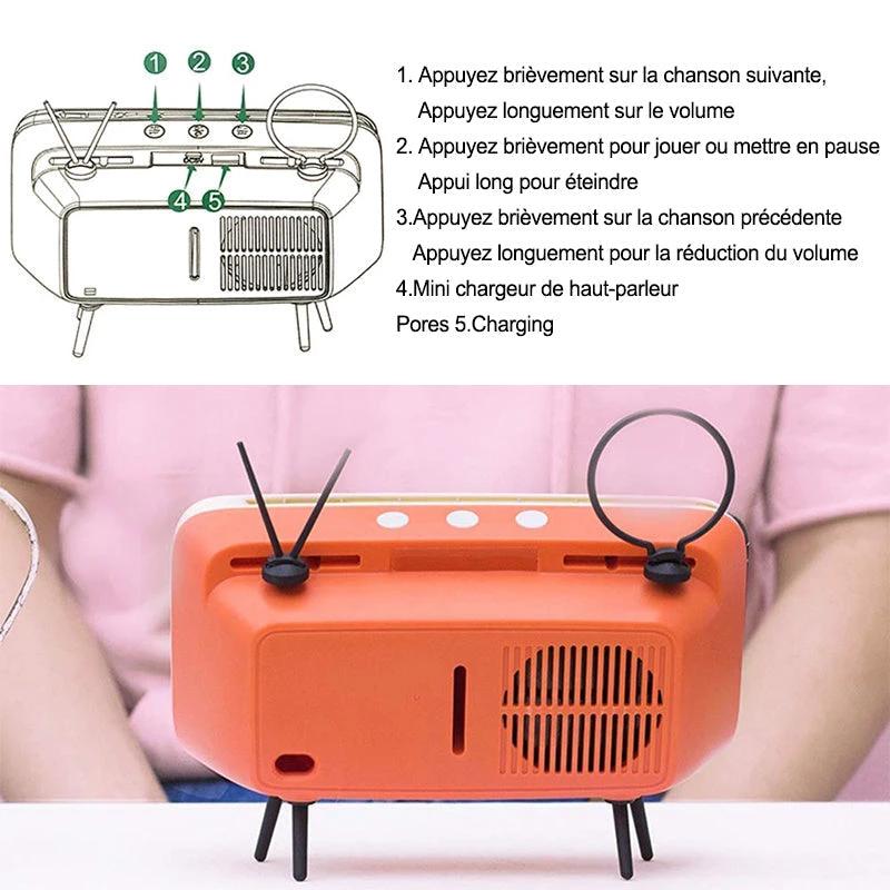 Mobile Speaker Retro TV Bluetooth by Bowlift