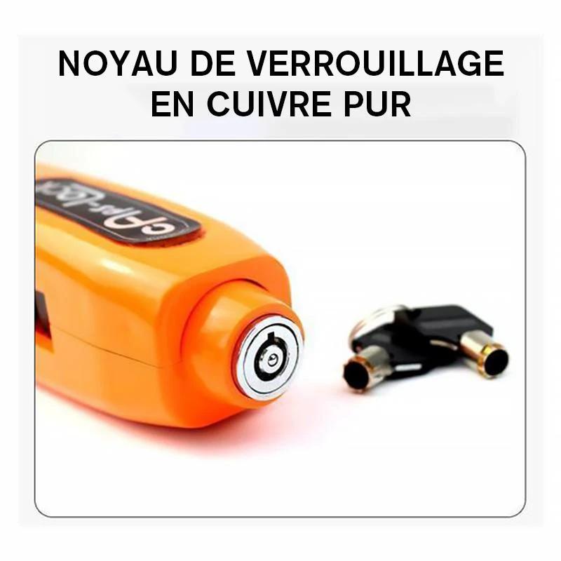 Universal anti-theft lock for motorcycle scooter handle grip by Bowlift