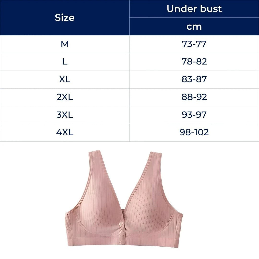 Wire-free Comfort – Breathable Cotton – Easy One-Hand Access – All-Day Support for Breastfeeding Mothers Bowlift by Bowlift
