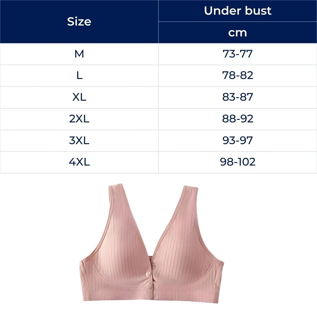 Wire-free Comfort – Breathable Cotton – Easy One-Hand Access – All-Day Support for Breastfeeding Mothers Bowlift by Bowlift