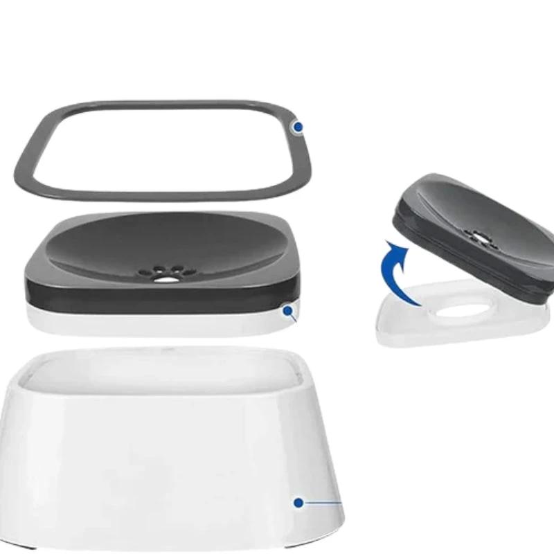 Drip-proof liquid water bowl for dogs and cats Bowlift by Bowlift