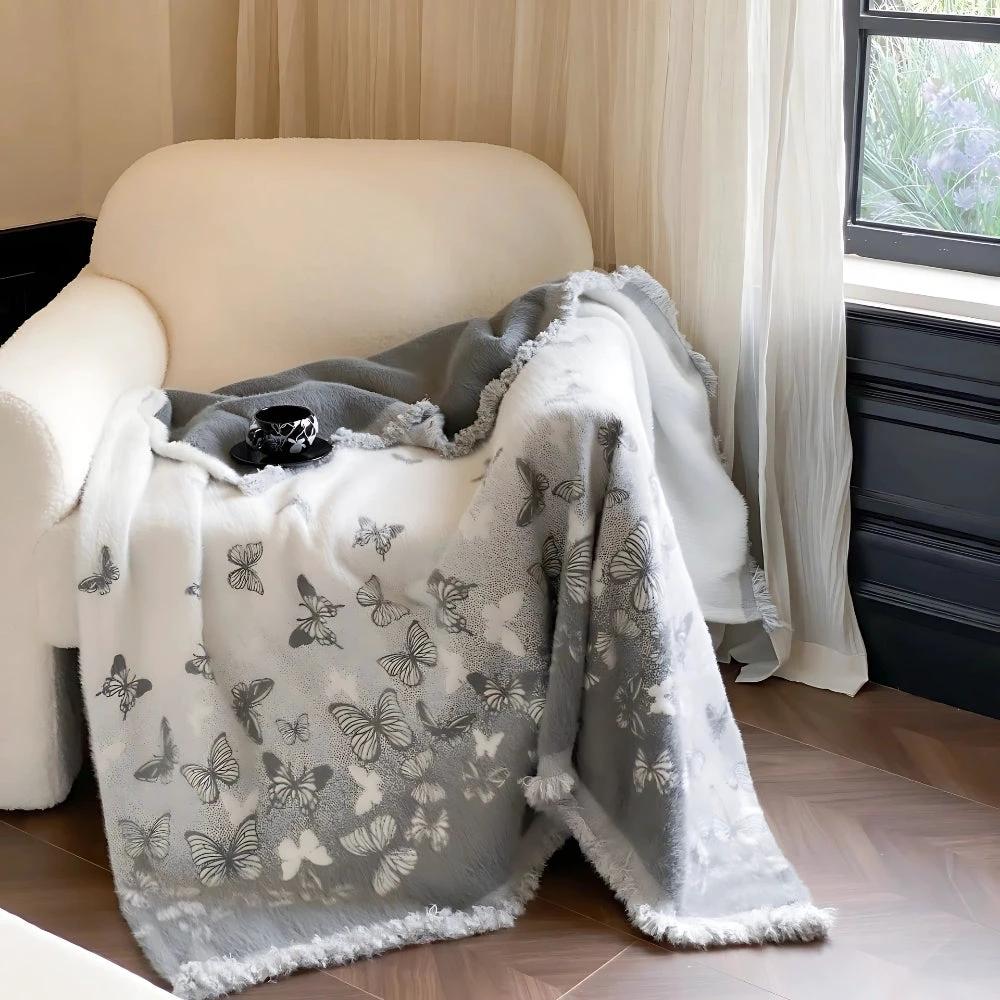 Oriental-Inspired Mink Blanket by Casa & Beyond