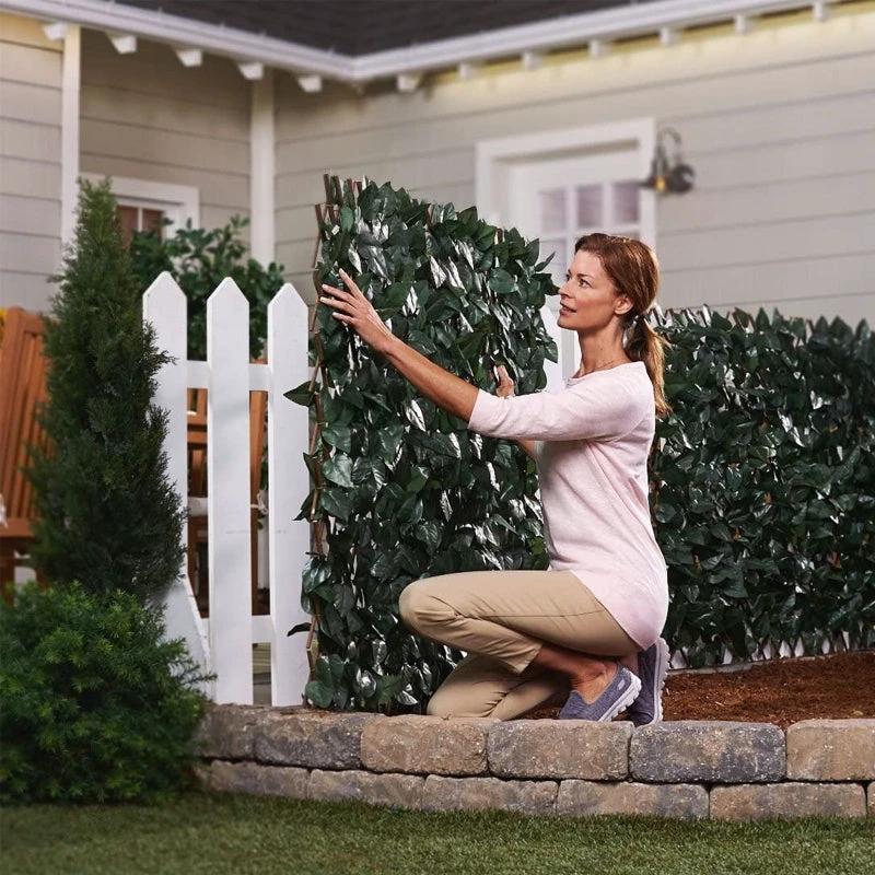 Expandable artificial privacy fence by BowLift