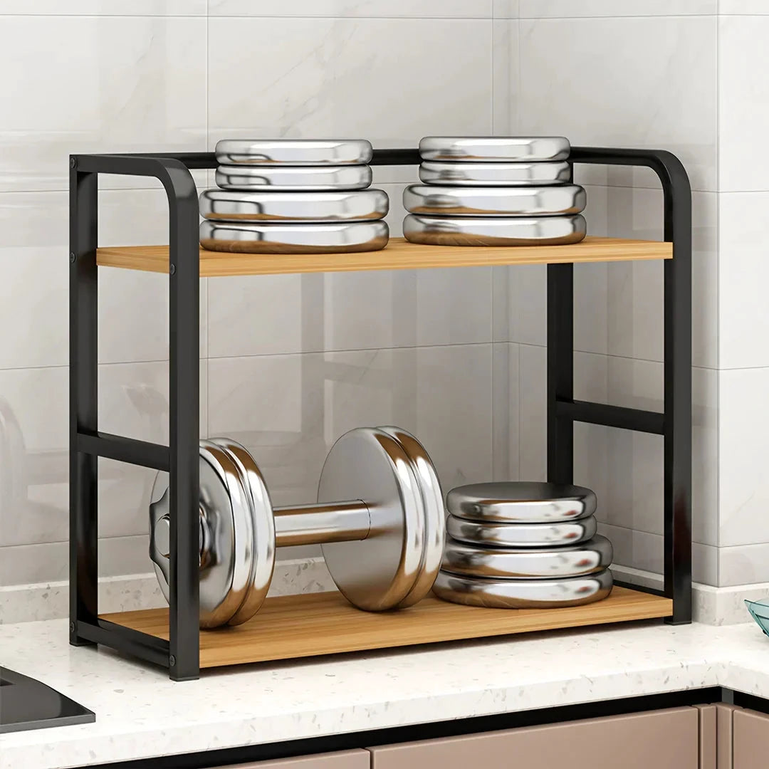 Stainless Steel Kitchen Shelf by BowLift