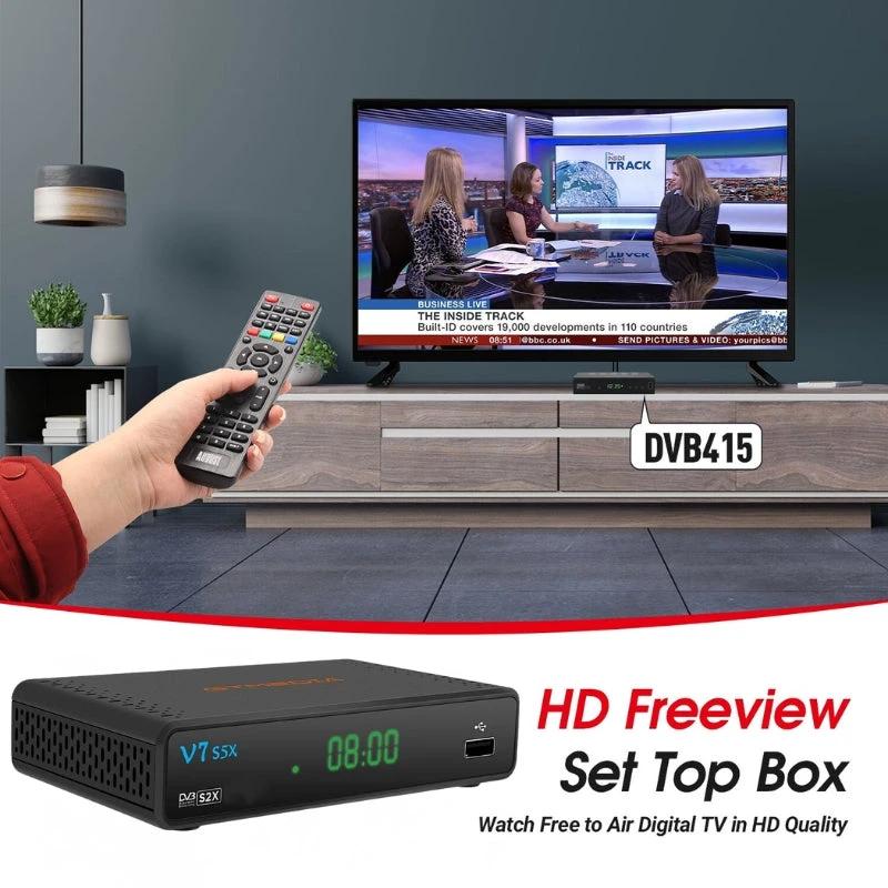 V7 S5X Freeview Box Recorder – HD TV Recording Device with Built-in Freeview by BowLift
