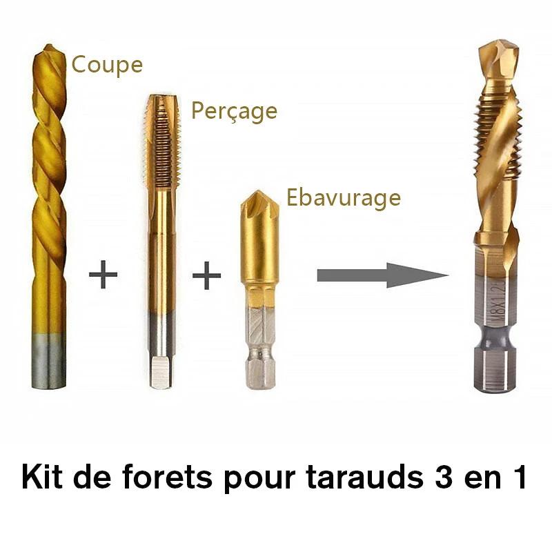 Set of 6 metric tap drill bits by Bowlift