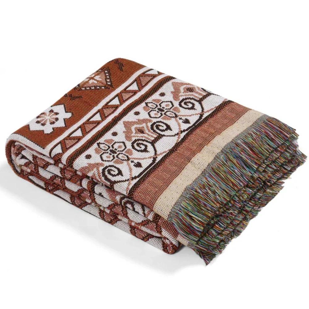 Bohemian Desert Mirage Throw Blanket by Casa & Beyond