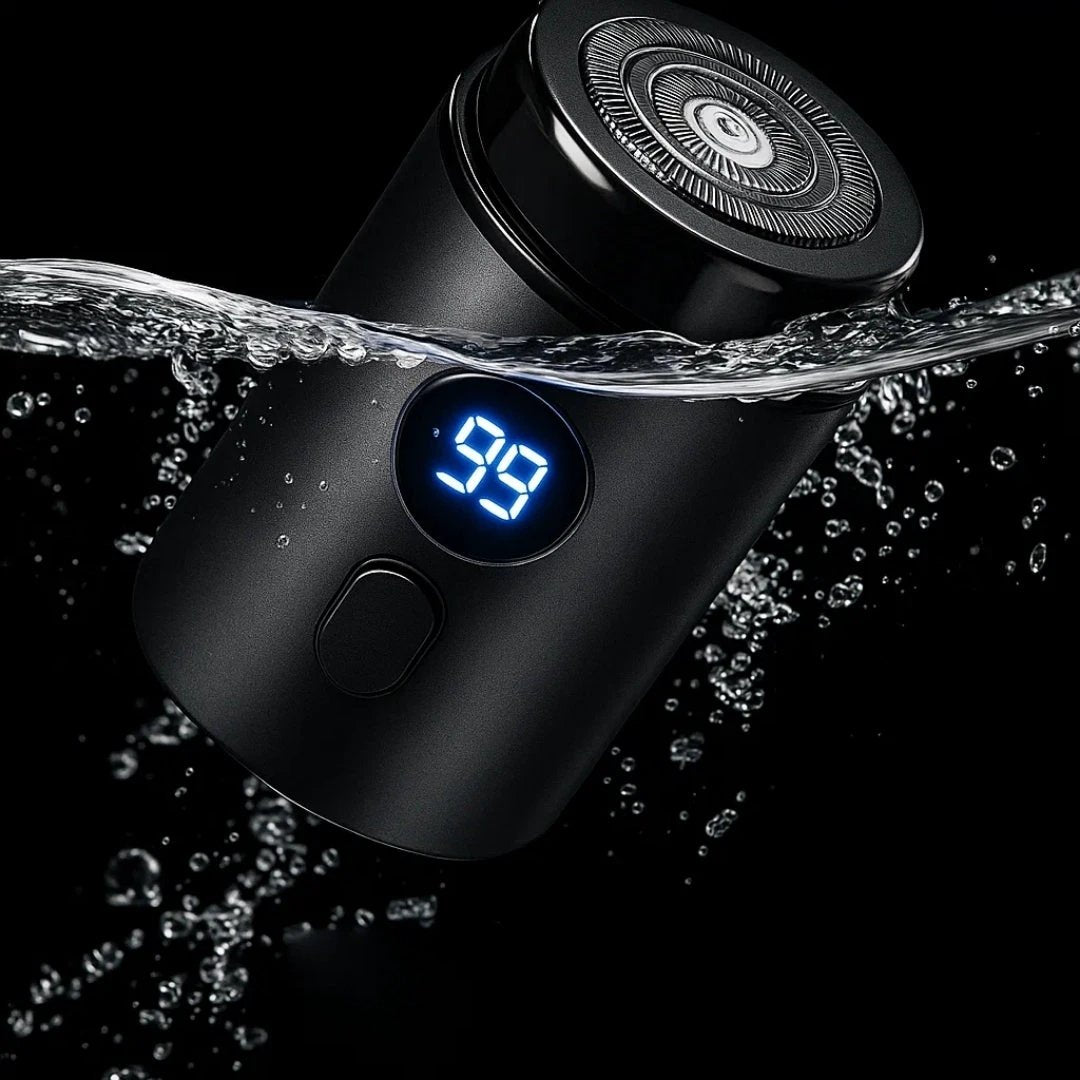 Compact USB Shaver – Waterproof IPX7 – Smooth Portable Grooming for Men with Close Shave Comfort Bowlift by Bowlift