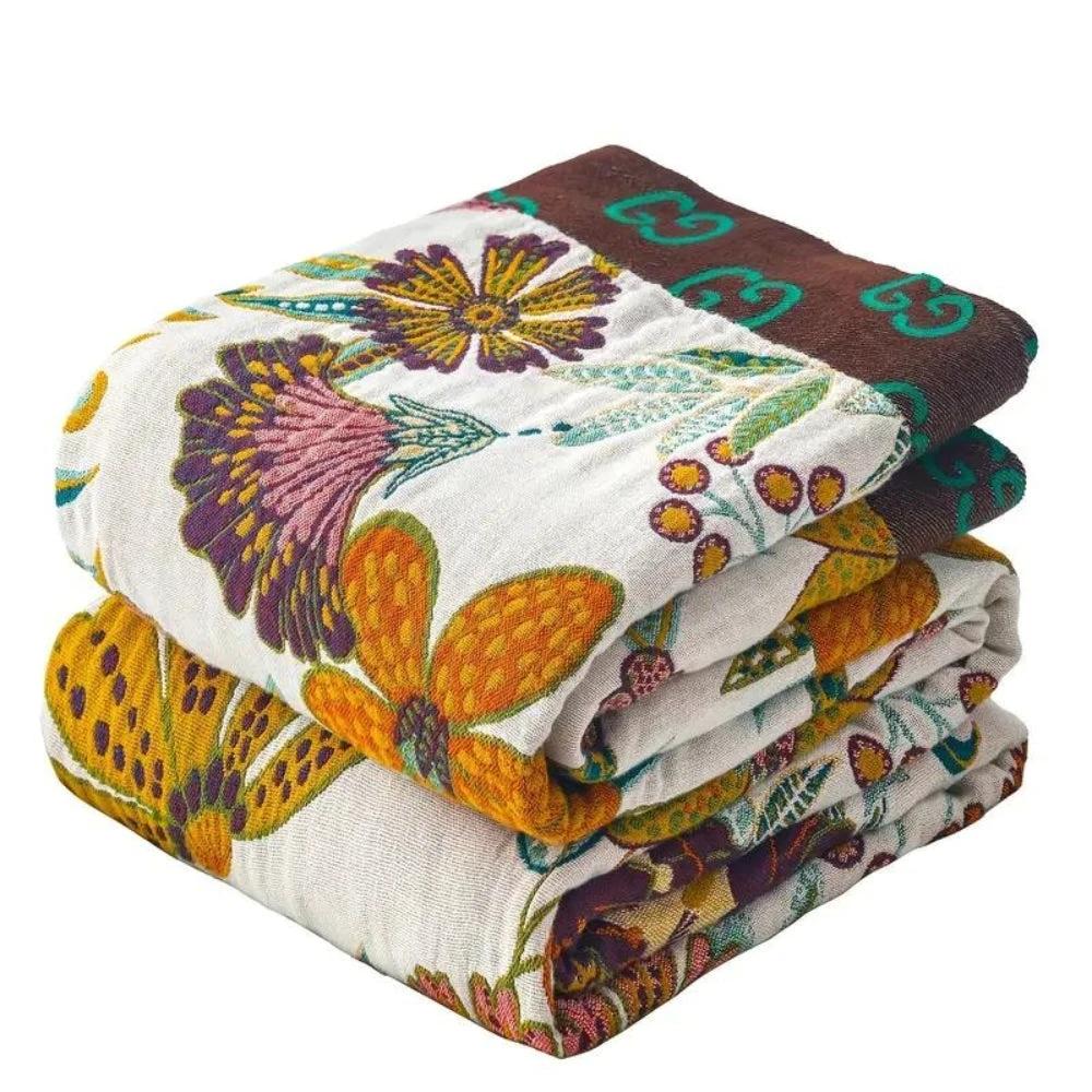 Charm Floral Blanket Throw by Casa & Beyond