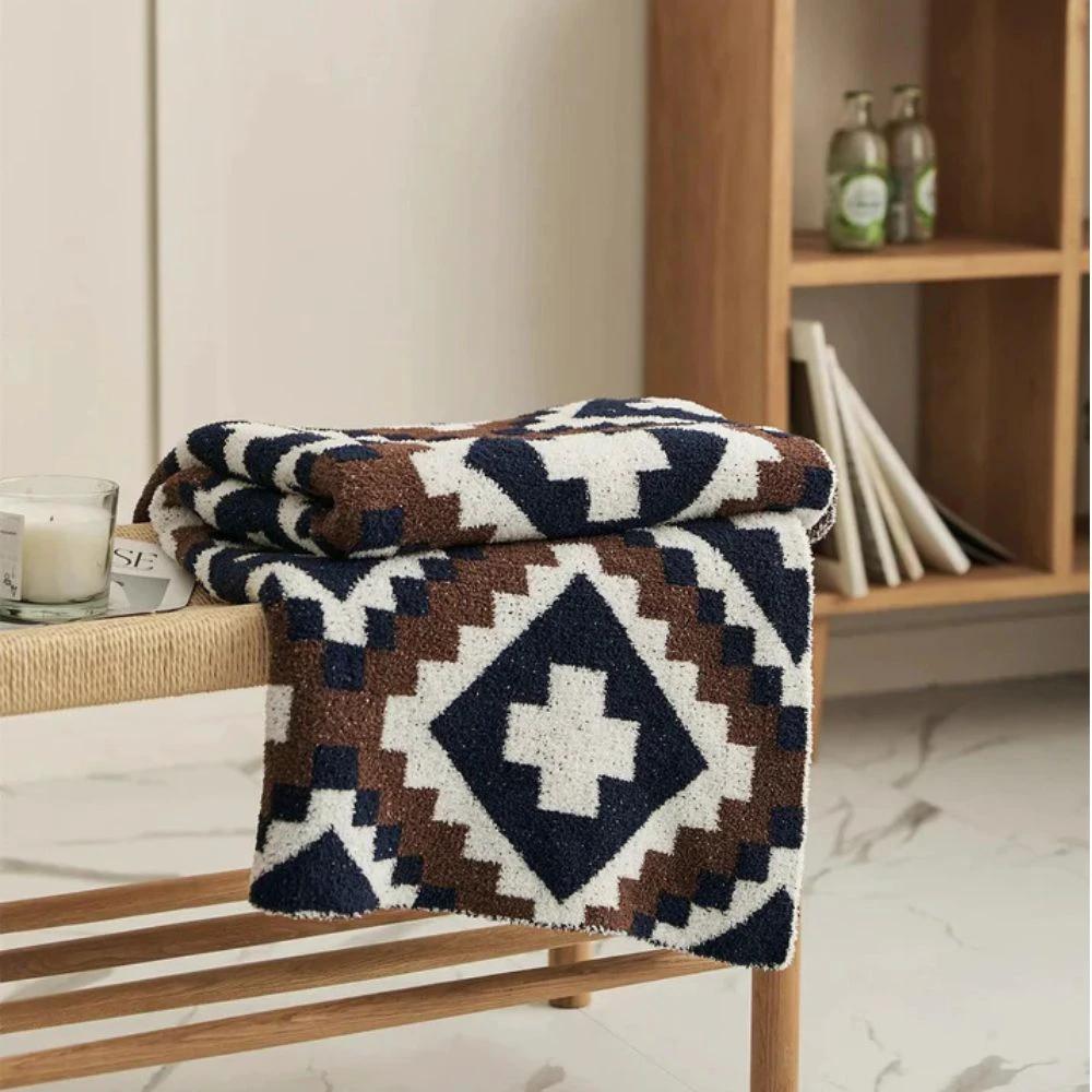 Sierra Peaks Knit Blanket by Casa & Beyond